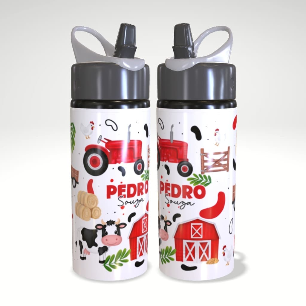 Squeeze Infantil Menino 600ml Personalizada Volta as Aulas