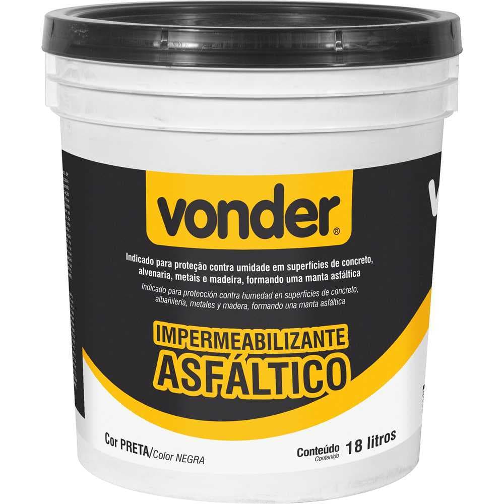 Impermeabilizante Asfáltico 18 Litros Vonder
