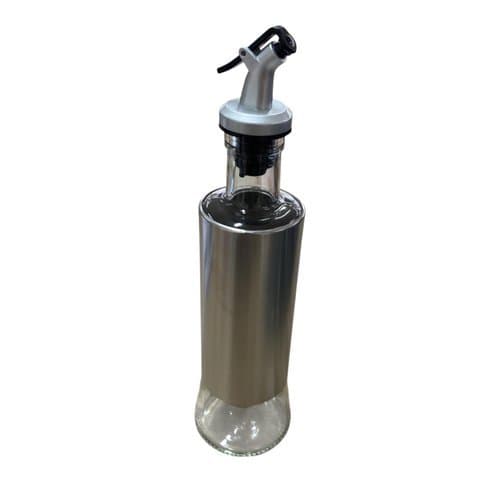 Dispenser Temperos 300 Ml Vidro Inox Reservatorio Temperos Cozinha Pratico Duravel