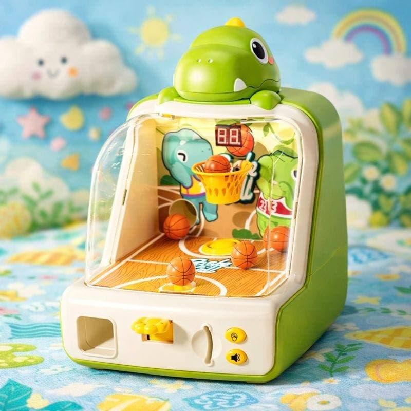 Jogo de Basquete Infantil Eletrônico com Placar Luz e Som – Brinquedo Interativo e Divertido 6001-C6