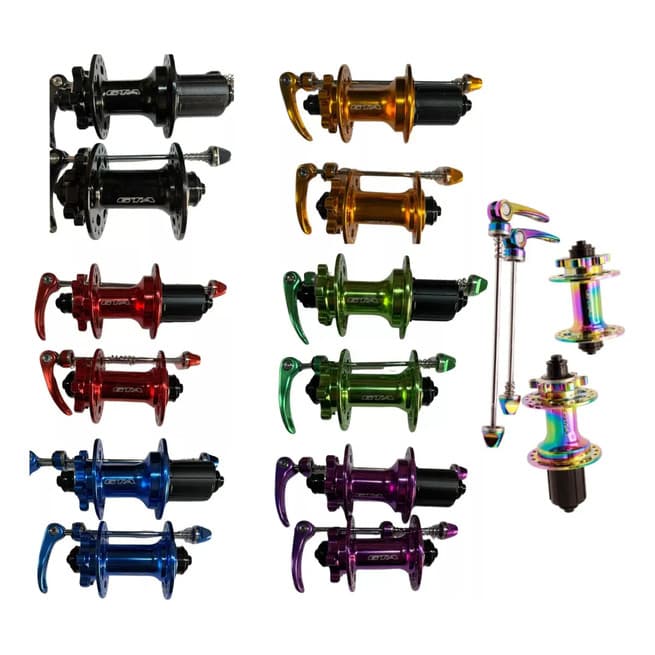 Par De Cubo Gta Barulhento Cassete K7 36furos Bike Mtb Cores