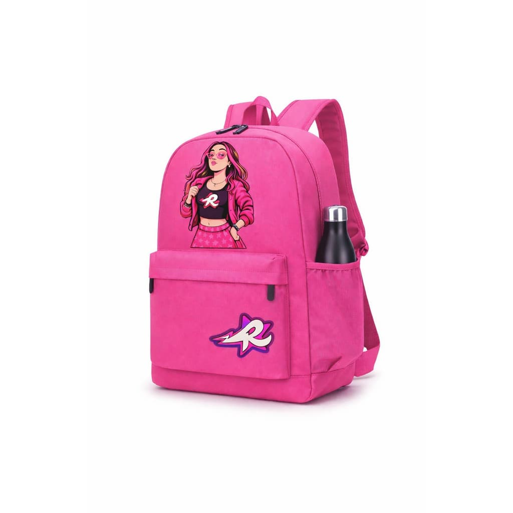 Mochila Emily Vick 42cm Escolar Com Bolso Frontal Grande