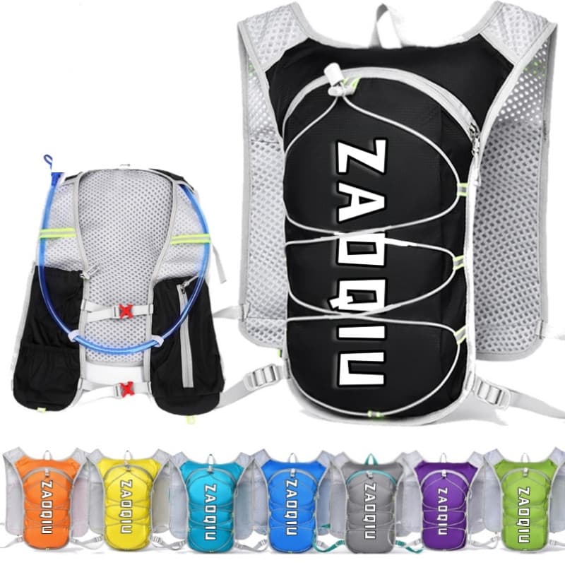 Mochila de Hidratação Esportiva 2L Impermeável para Bike Ciclismo Corrida 【Sem Refil】 CYC757#
