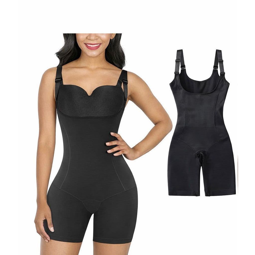 Body Modelador Feminino Alta Compressão Cinta Shapewear Redutora Barriga e Quadril