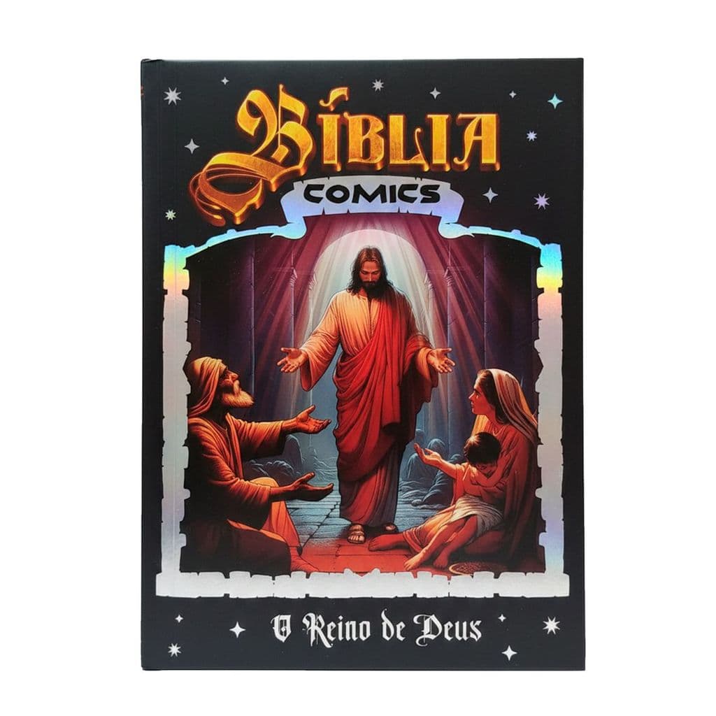 Bíblia Comics O Reino de Deus Quadrinhos Capa Acolchoada