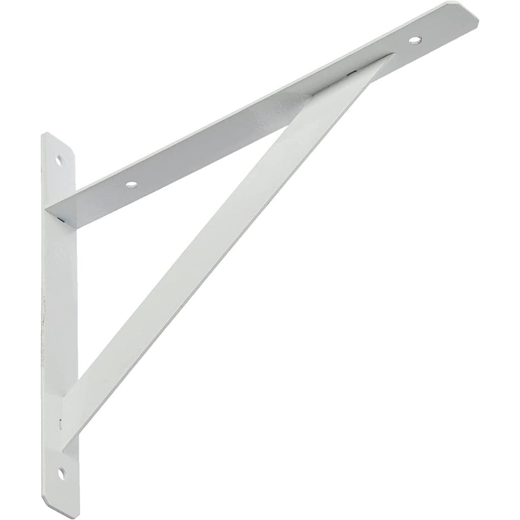 SUPORTE PRAT-K MÃO FRANCESA REFORCADO 30CM - BRANCO