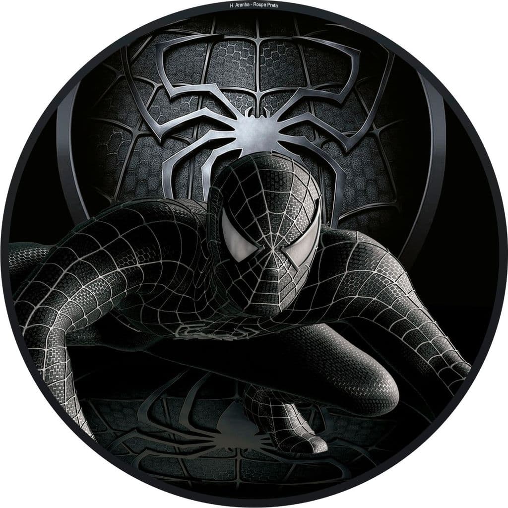 Painel Redondo Decorativo 1,50m para Eventos e Festas | Homem Aranha