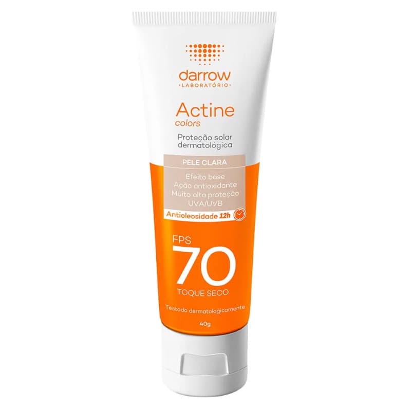 PROTETOR SOLAR FACIAL ACTINE TOM 1 - CLARO FPS70 40G