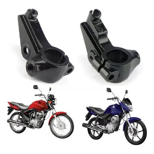 Par Manicoto Freio E Embreagem Honda Cg 125 150 Titan Fan Preto