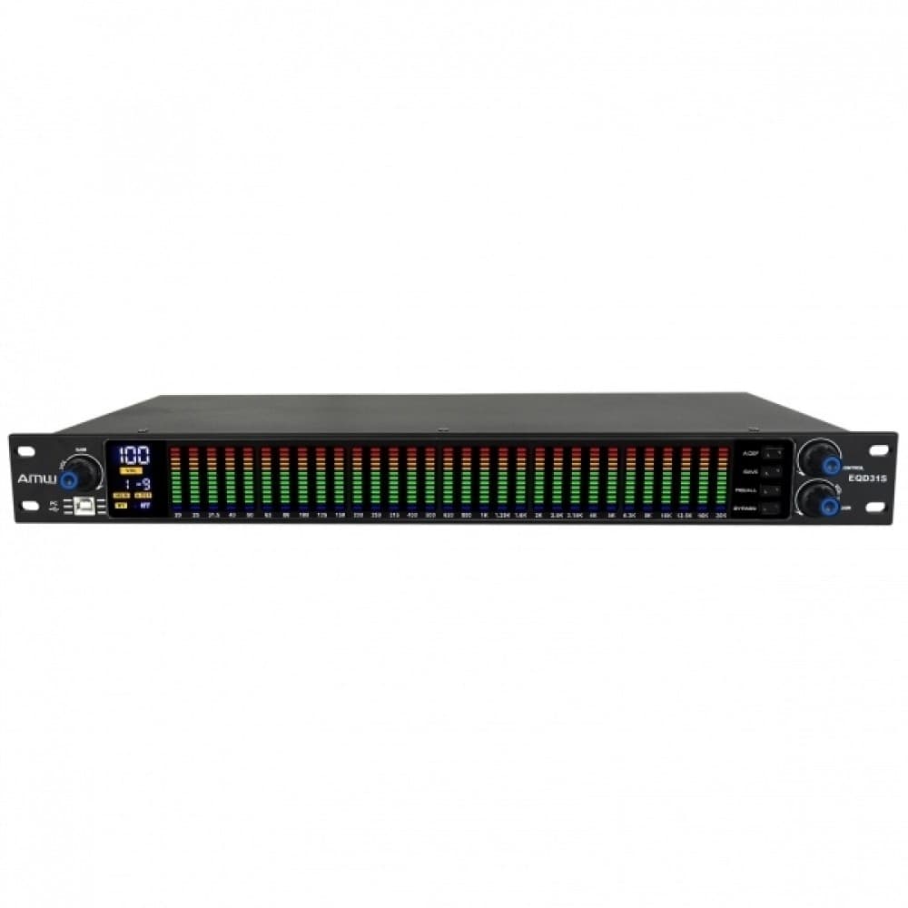 AMW EQD31S - Equalizador Digital Estéreo 31 Bandas com Noise Gate e Exciter !