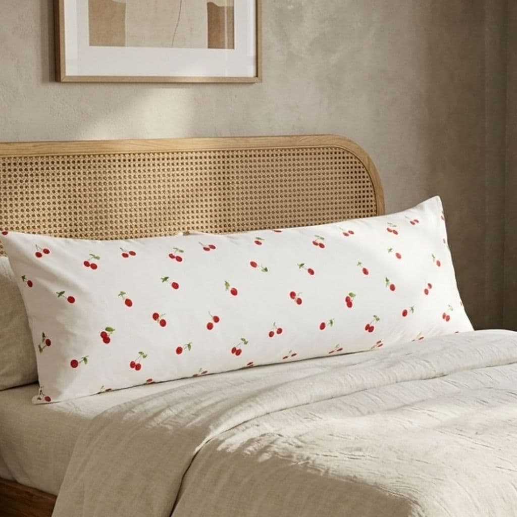 Travesseiro De Corpo Xuxão 130x44cm Estampada Macio Confortável Antialérgico Enxoval Premium