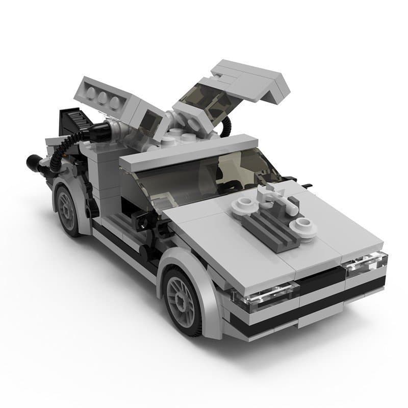 De Volta À Máquina De Tempo Futurado Compatível Com Os Campeões Técnicos Lego De Velocidade De Descoloração De Carros MO