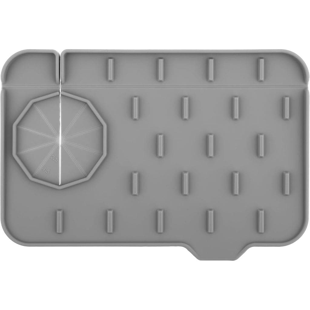 Tapete de silicone para torneira, tapete antiderrapante para pia de cozinha, tapete inclinado para drenagem de água, pro