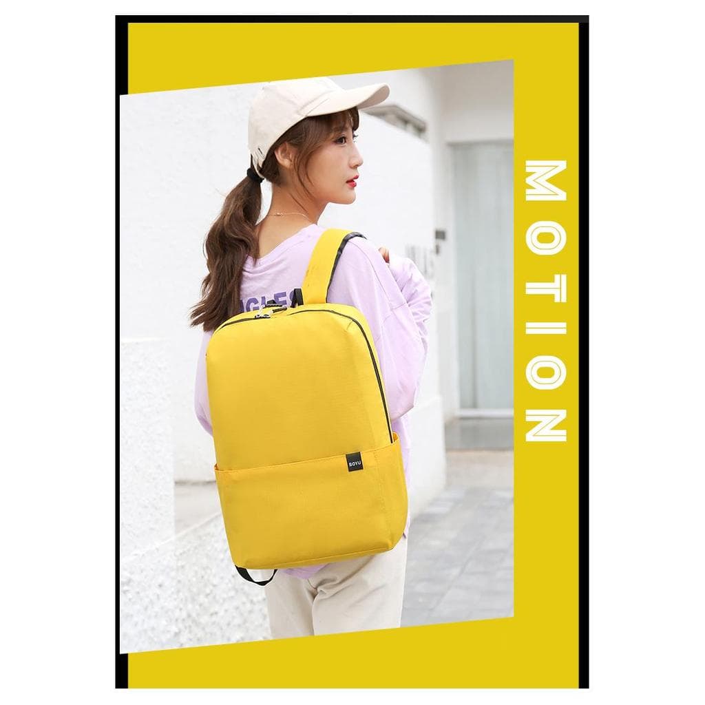 Mochila impressa logotipo Oxford pano feminino ao ar livre leve esportes pequena mochila masculina Casual simples portát