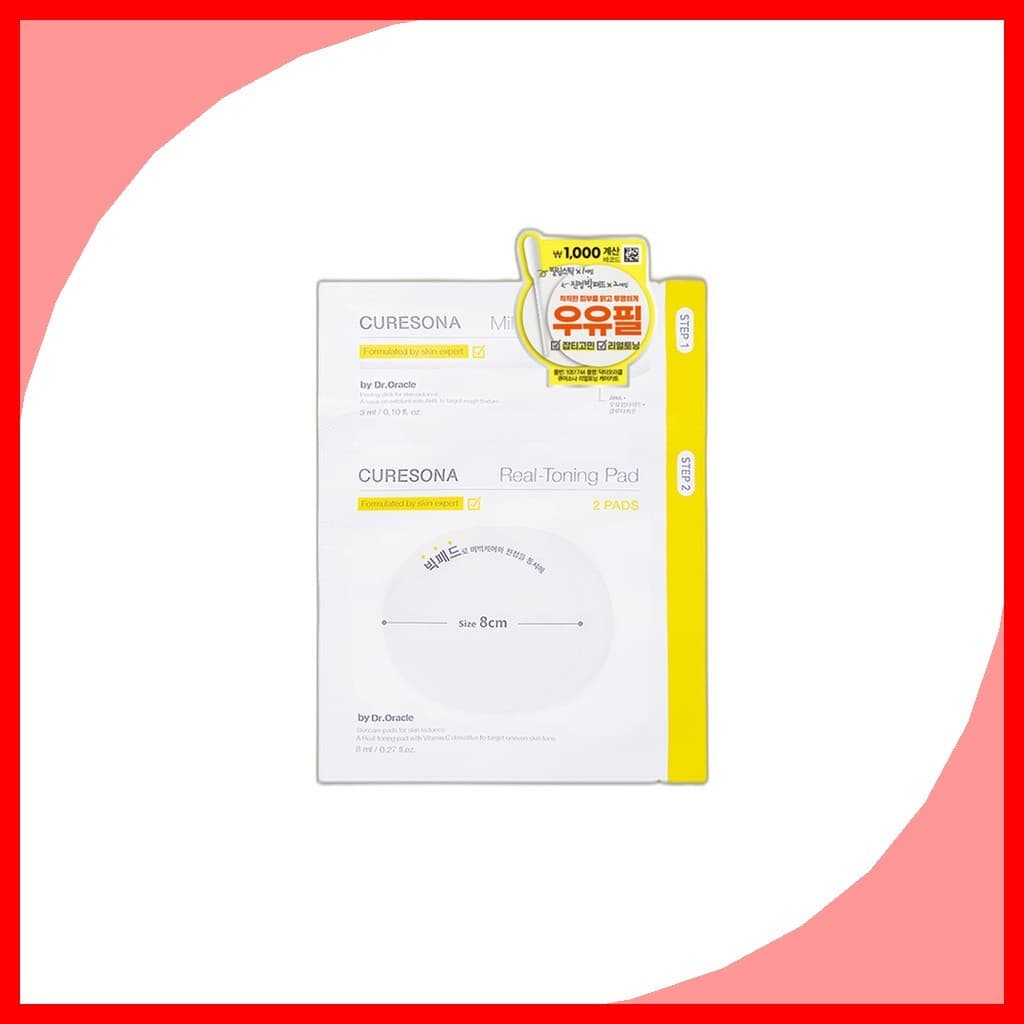 [daiso] Dr . Kit De Cuidados Tonificantes Reais Oracle Curesona , 11ml (3ml + 8ml) , 1 Unidade/Tonificação Coreana/Refin
