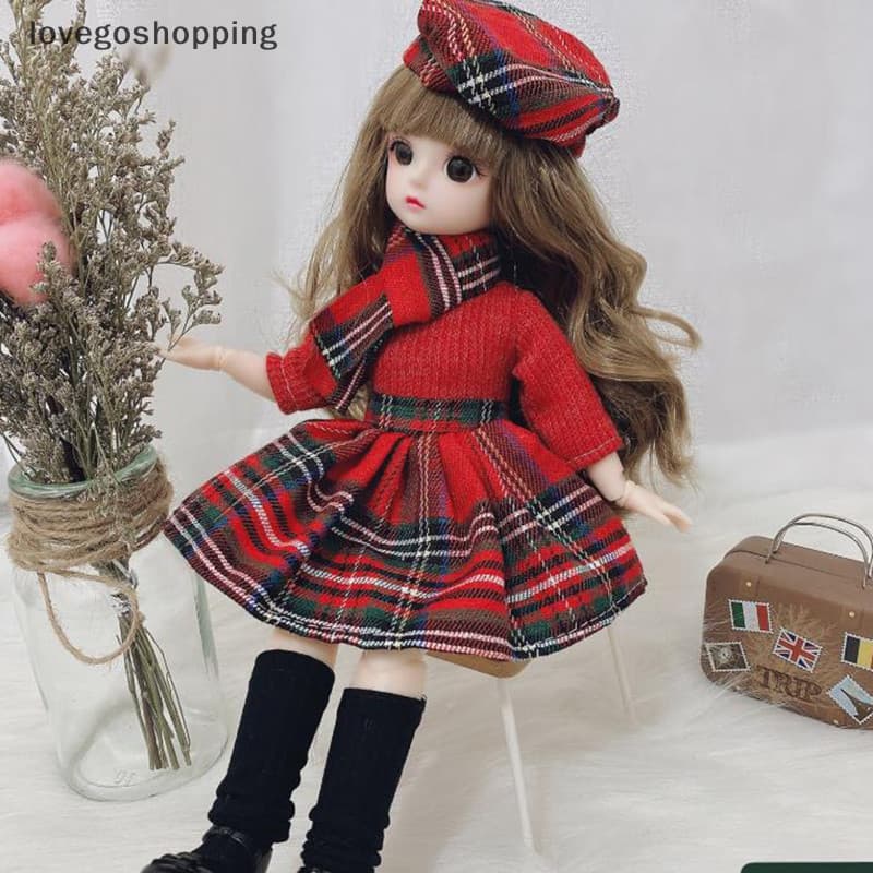[lovego] Boneca BJD de 30cm 1/6 Vestido de Princesa Roupas DIY Brinquedo para Meninas Presente (Excluindo Acessórios) BR
