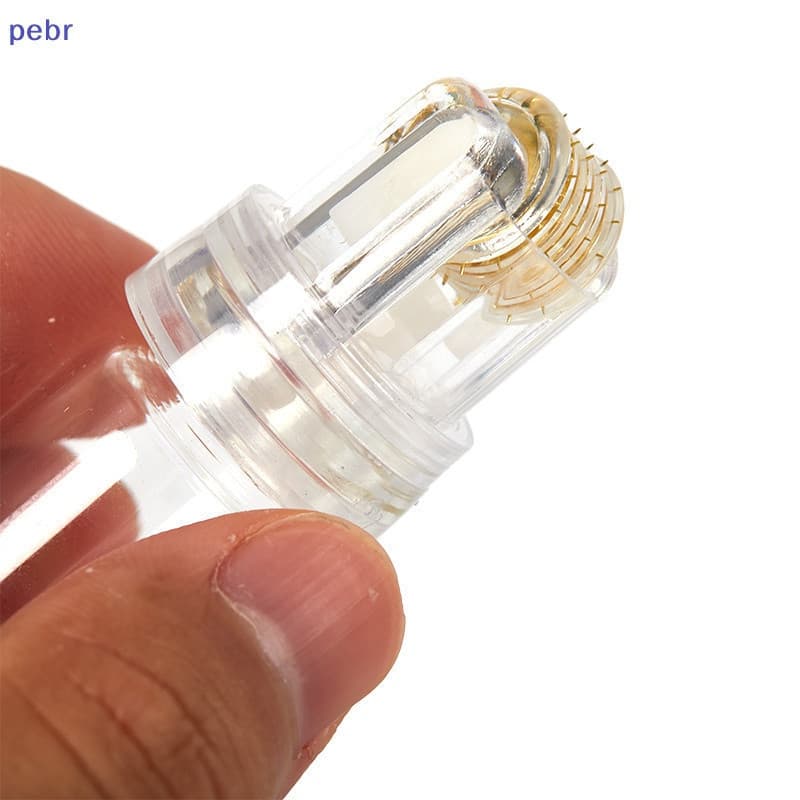 [pebr] Rolo 64 20 Pinos CE 0,25mm 0,5mm 1,0mm Microneedle Derma De Titânio De Carimbo De Gel Pele Hidra [feng]