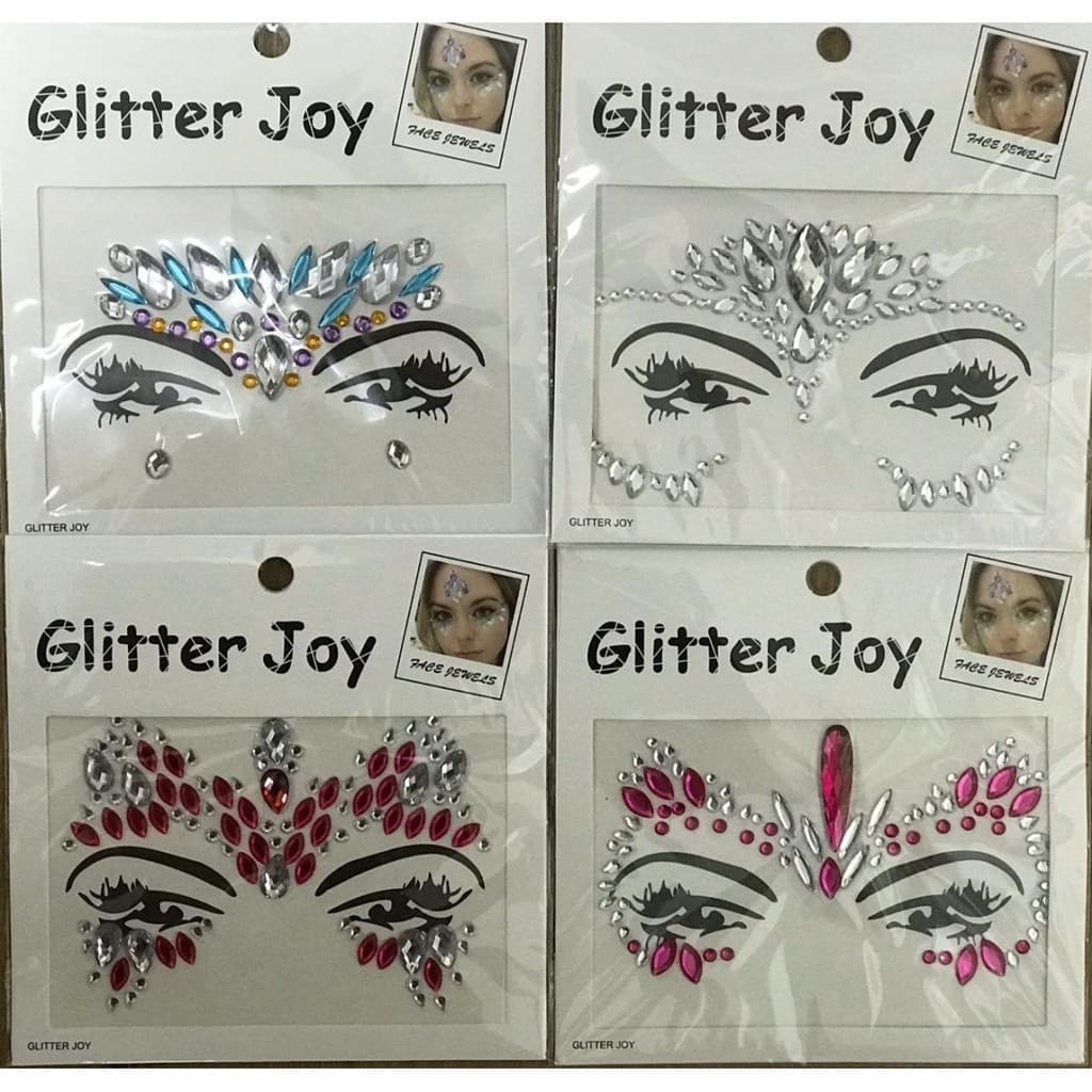 Kit12 Strass Adesivo para o Rosto e Corpo Pedra autocolante para maquiagem fantasia carnaval