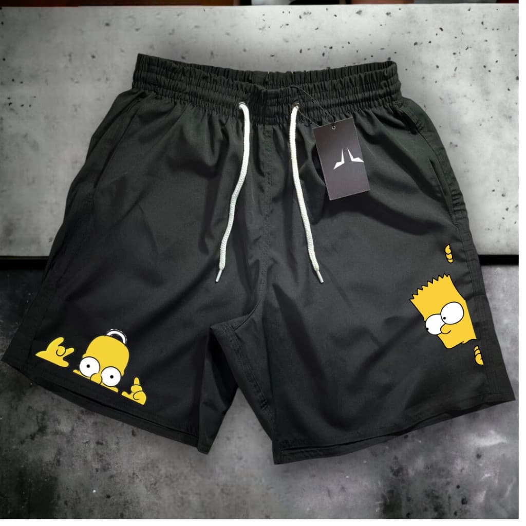 Bermuda Short Masculino Mauricinho Modelo BRT & HME Antiodor E Design Esportivo Ideal Para Academia