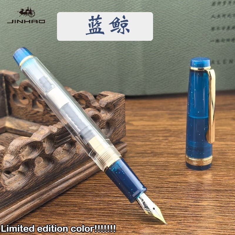 Edição Limitada 2026 ! JINHAO 82 Caneta Tinteiro Acrílica EF/F/M/Bent Nib Personalizada Misturada Macaron Cor Papelaria