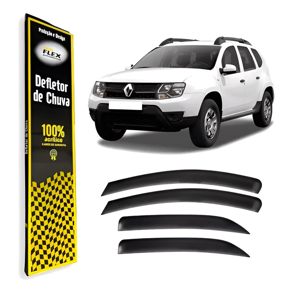 Calha De Chuva Duster 11/19 E Oroch 15/23 4p