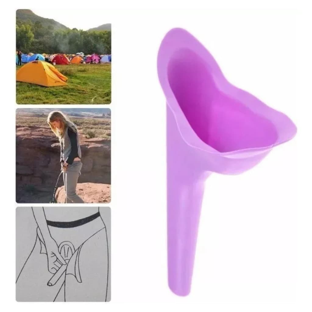 Condutor Urinário Feminino Silicone Reutilizável Urinol Higiênico Para Viagem E Pós Operatório 🚺✨🎒