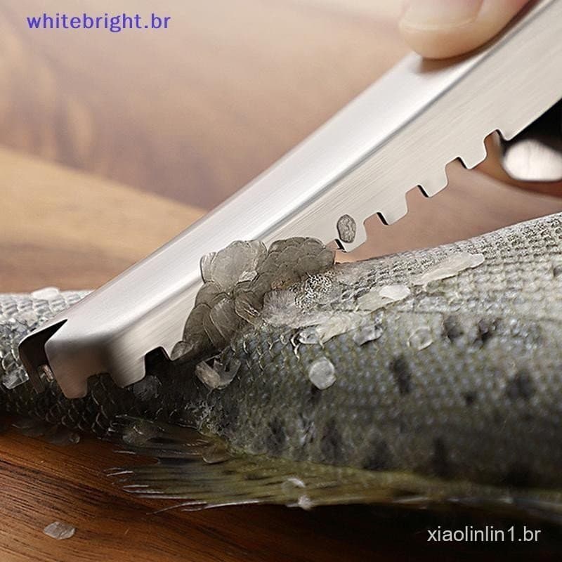 WT Limpador De Escama De Peixe Em Aço Inoxidável Raspador Descascador Ferramenta Removedora De Pele Removedor De Barbead