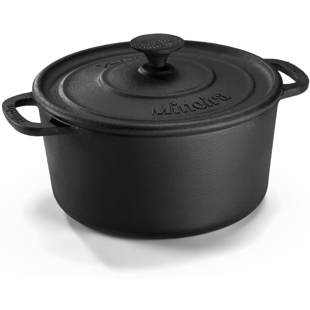 Caçarola Estilo Redonda Alça e Tampa de Ferro 22x16,5cm 3,8L – Panela Mineira