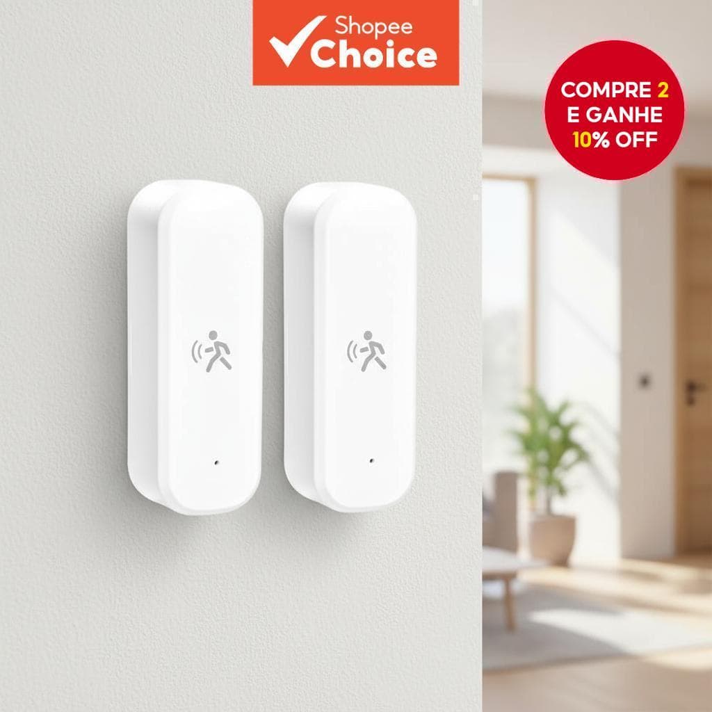 Zigbee2MQTT/Tuya-compatível Sensor de Movimento Humano PIR Radar de Onda Milímetro com Temperatura, Umidade e Sensor de