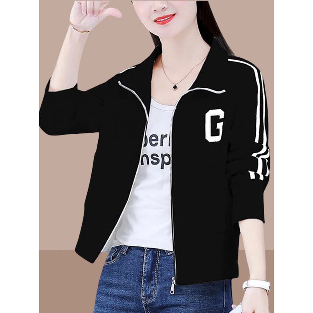 Senhoras pequenas jaqueta curta 2025 primavera outono novo estilo uniforme de beisebol Cardigan jaqueta estilo fino vend
