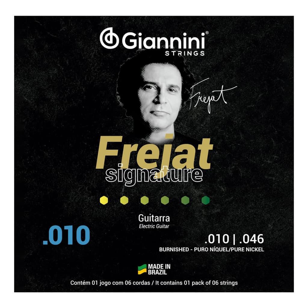 Encordoamento Giannini P/guitarra Signature Frejat Ssgpnf