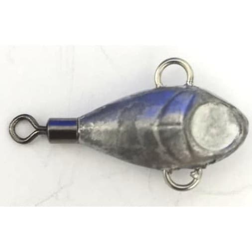 Isca artificial ultralight spinner com girador marine sports sem pintura tucunaré jig head 10 gramas
