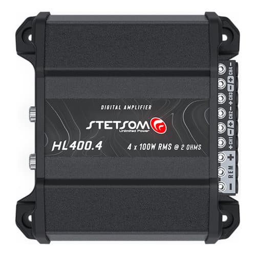 Módulo Amplificador Automotivo Stetsom Hl 400.4 4 Canais 400w PT