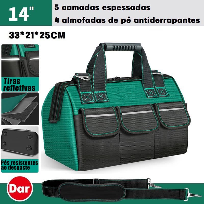 Bolsa/mala De Ferramentas Grande Resistente Reforçado Lona Profissional 14 A 23 Pol Para Marcenaria,worker Uso