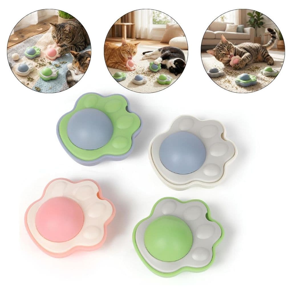 Brinquedo para Gato Patinha com Catnip Removível – Ideal para Brincar e Relaxar