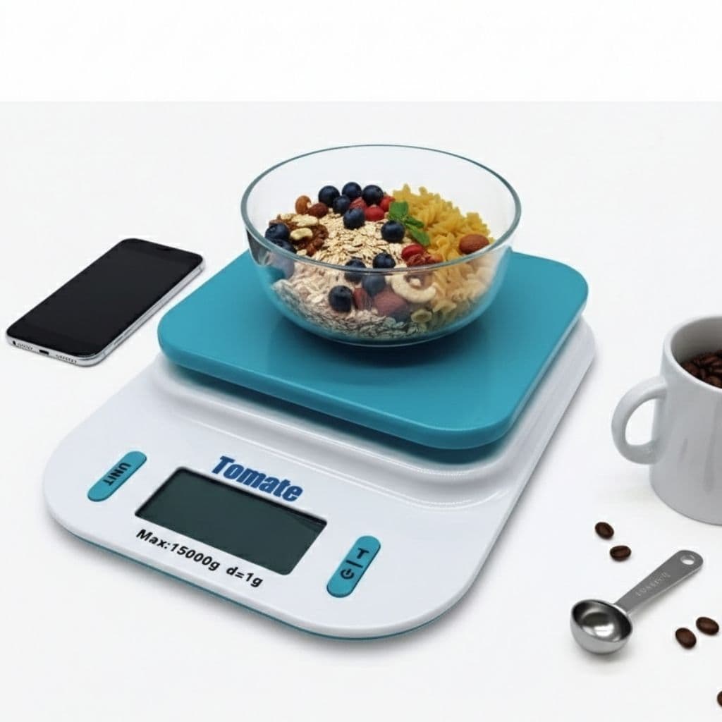 Balança de Cozinha Digital 15kg para Uso Doméstico
