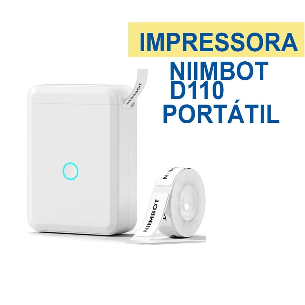Mini Etiquetadora Impressora Niimbot D110 Bluetooth Wifi  portátil Etiquetadora Rotuladora Fácil