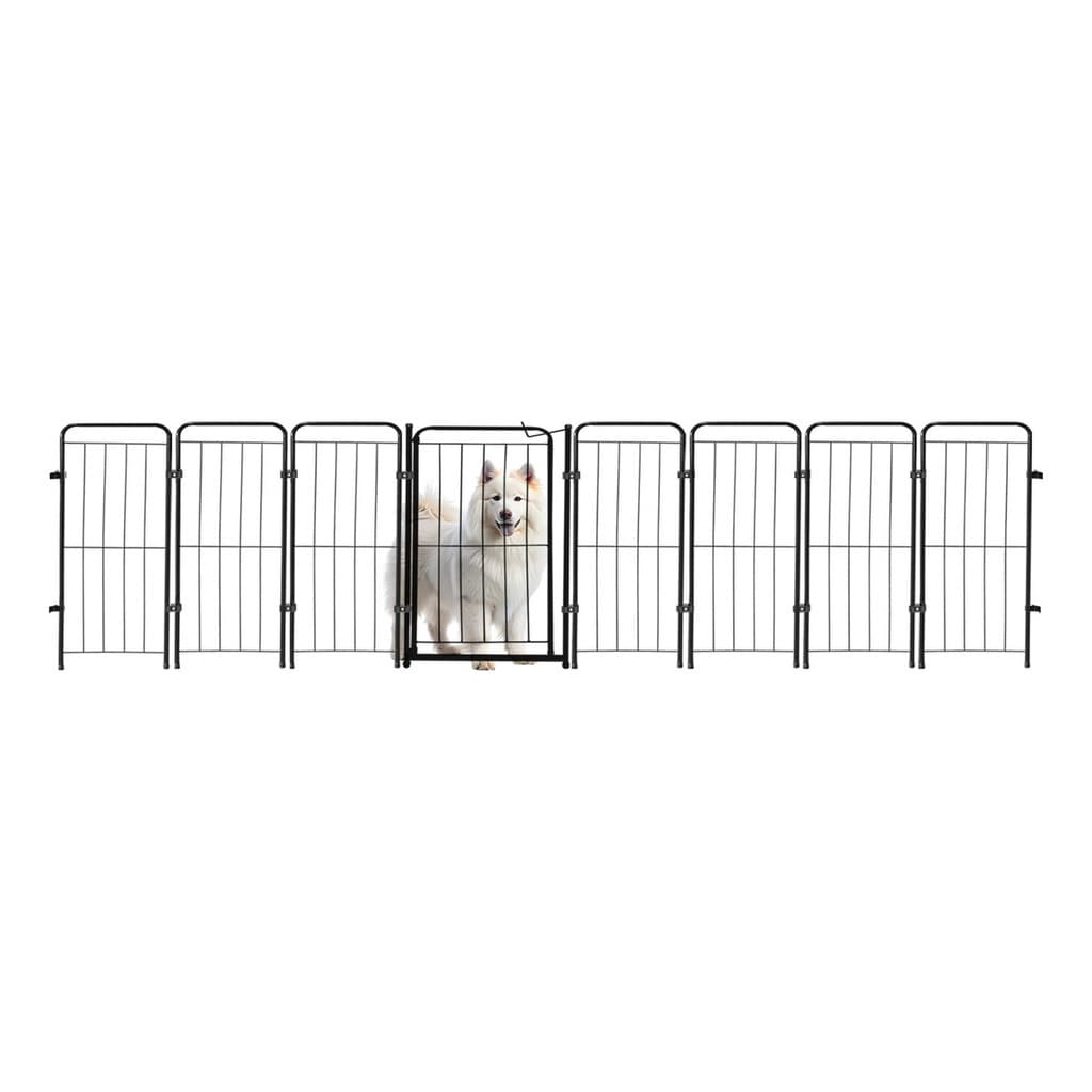 Cercado Grade 295,5x70cm Portão + 7 Módulos Segurança Pet Cães Cachorro