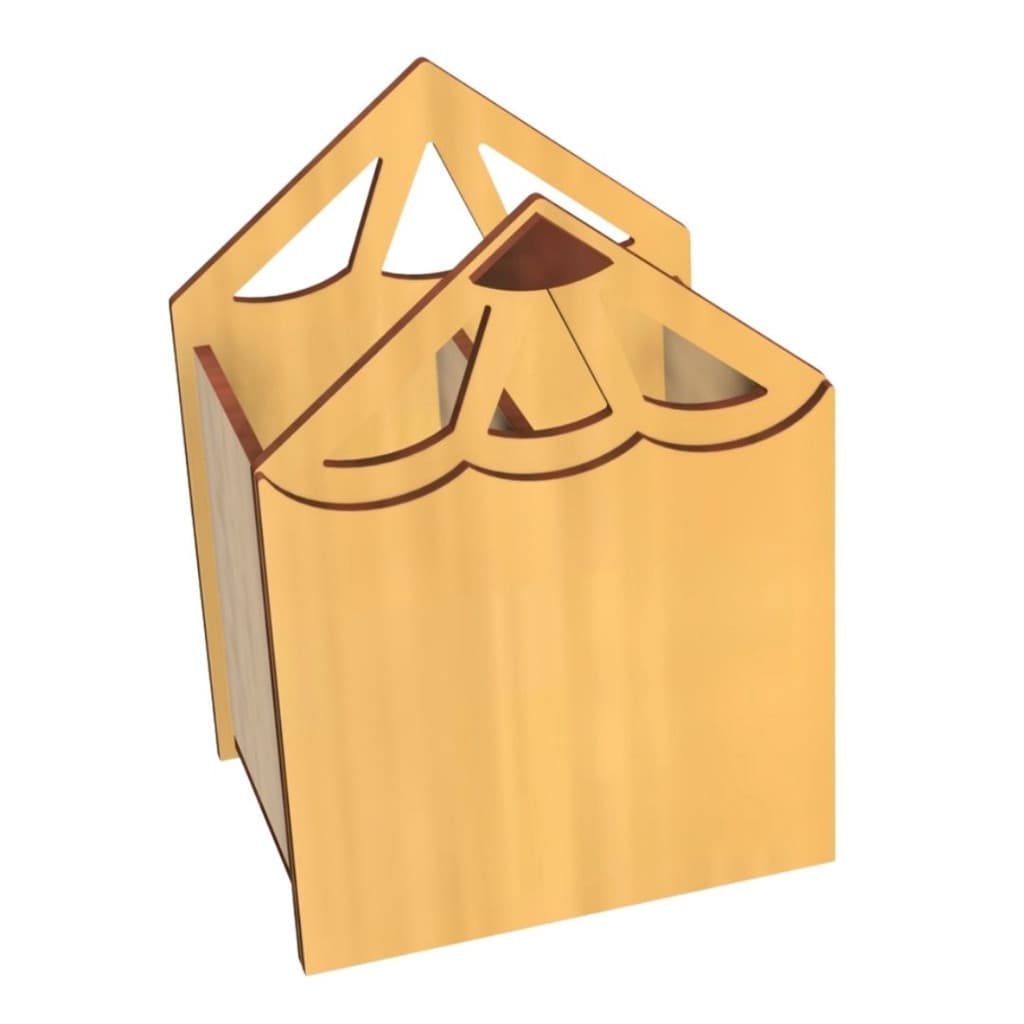 Organizador de Lápis e Canetas MDF - Formato Lápis | Porta Lápis de Mesa
