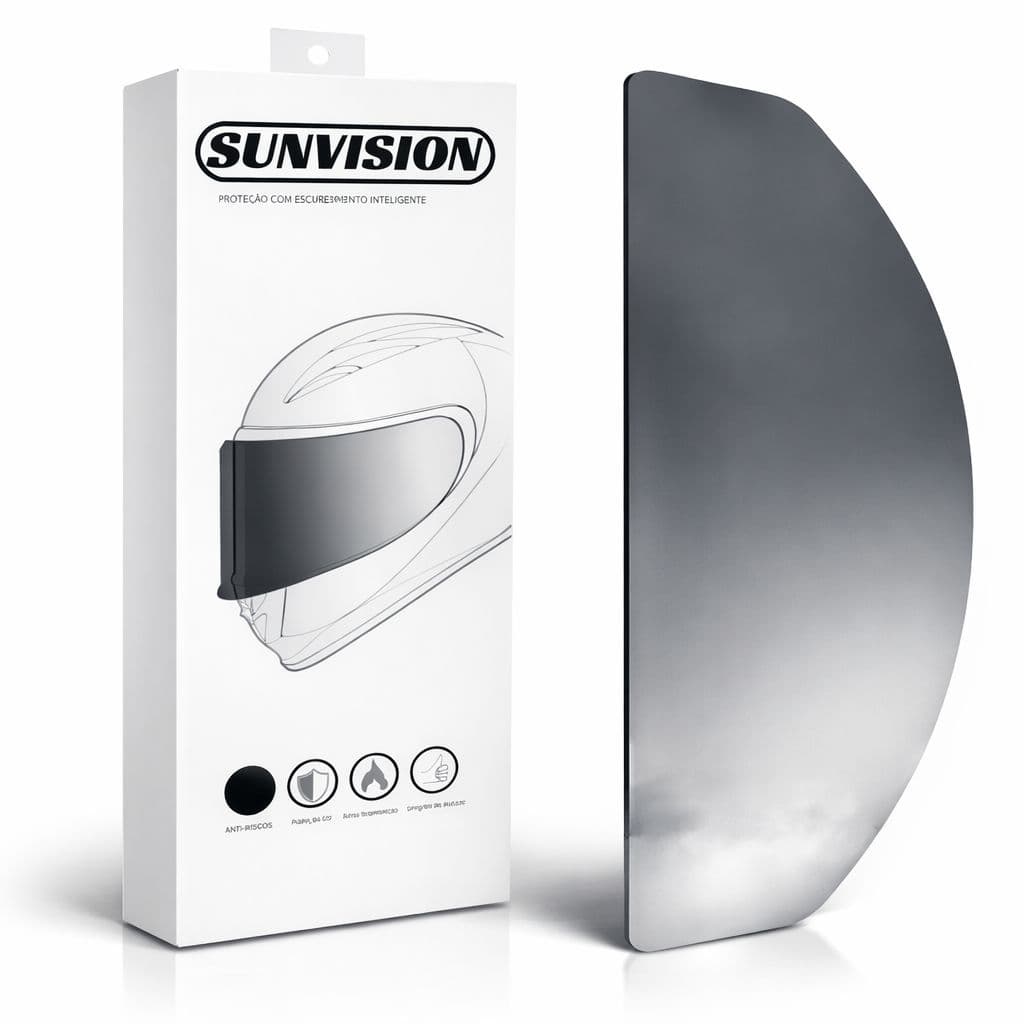 Película Protetora De Viseira Solar Sunvision Para Capacete