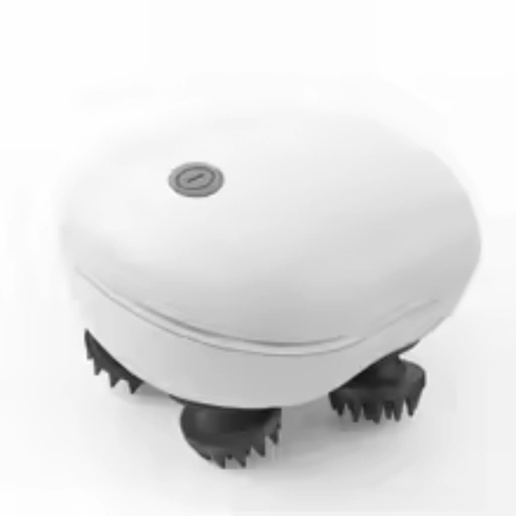 Massageador Elétrico Cabeça e Corpo Recarregável 3 Velocidades com 4 Cabeças de Massagem Bivolt (Cores Sortidas)
