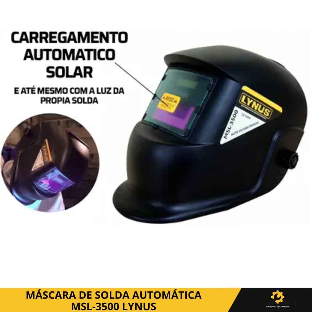 Máscara de Solda Automática Lynus MSL-3500 Tonalidade 11 CA 41890 UV/IR