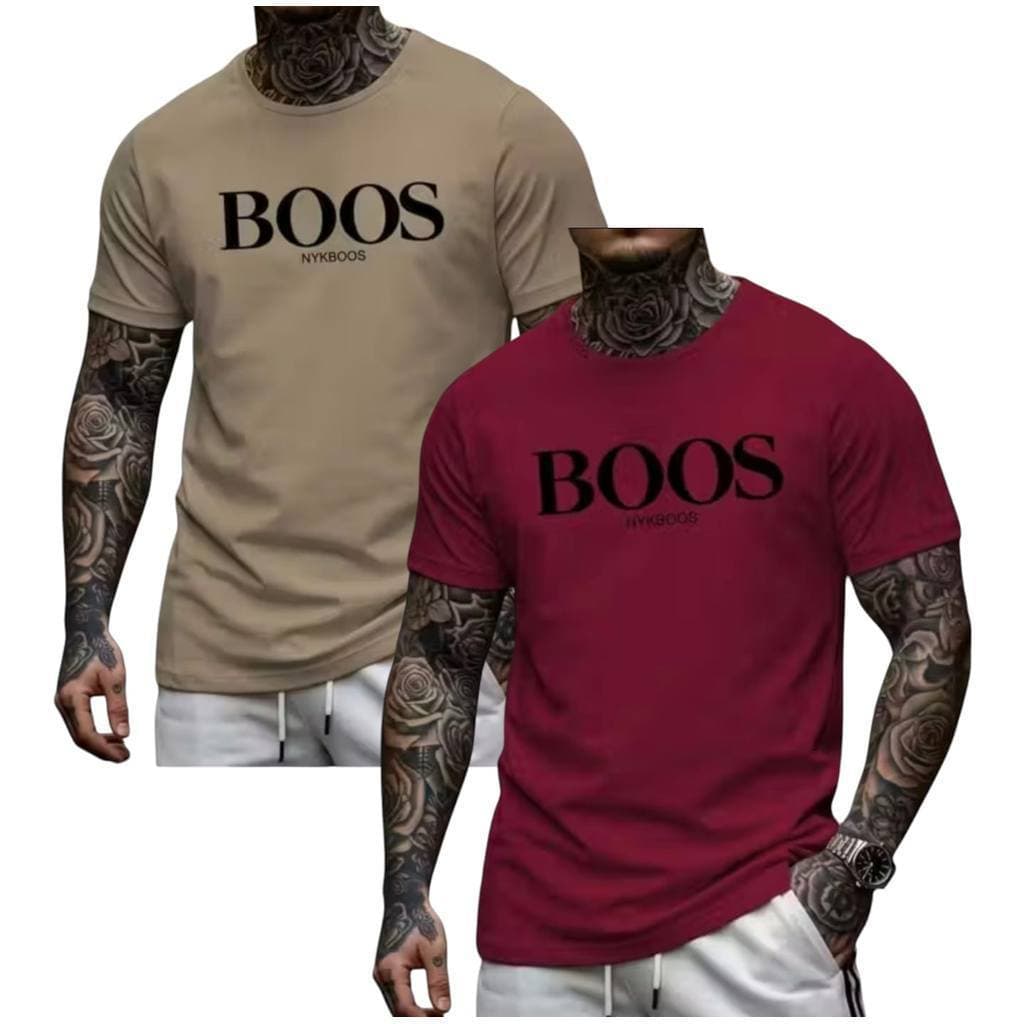 KIT 2 Camisa Masculina Algodao Camiseta Básica blusa Gola Redonda Malha Premium presente