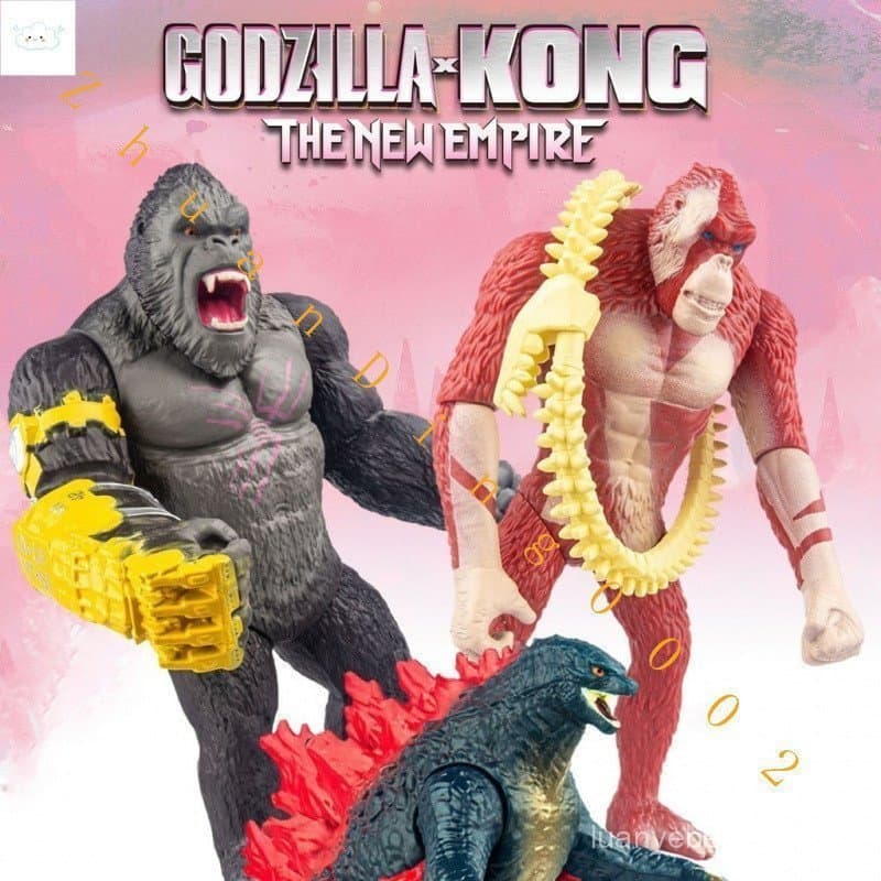 30cm 2024 godzilla x kong O Novo Império PVC Bonco skar king Shimo Figura De Ação dinossauro Selavagem br