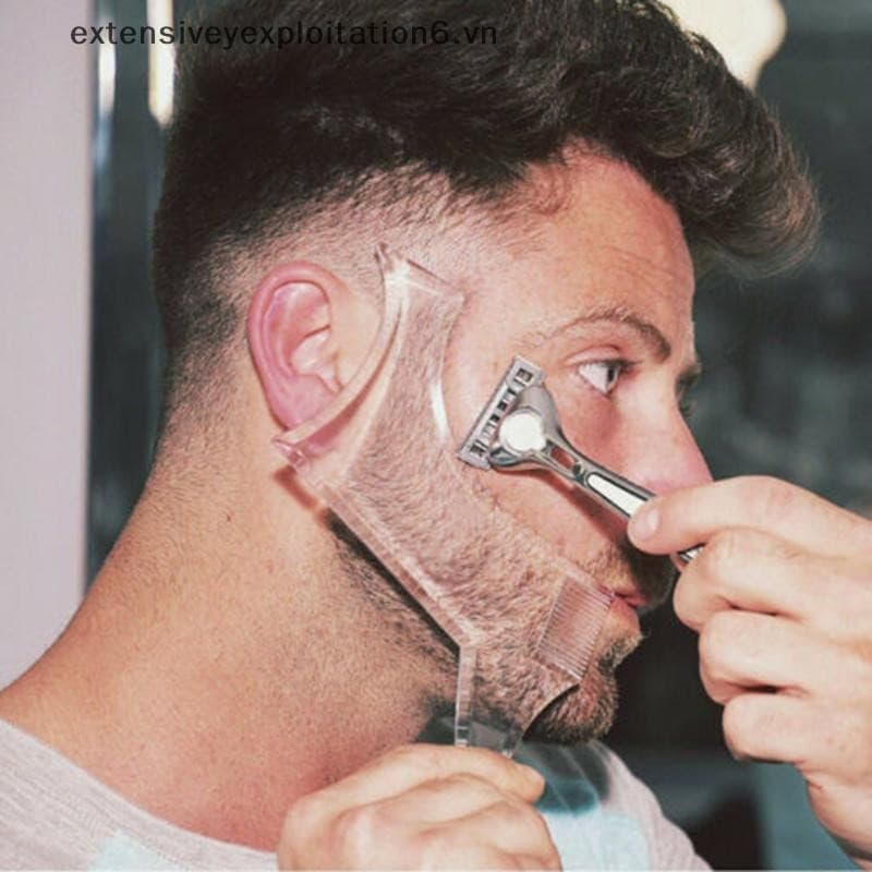 Extens Barbas Masculinas Moldando Modelo De Estilo Transparente Para De Guarnição De Cabelo .
