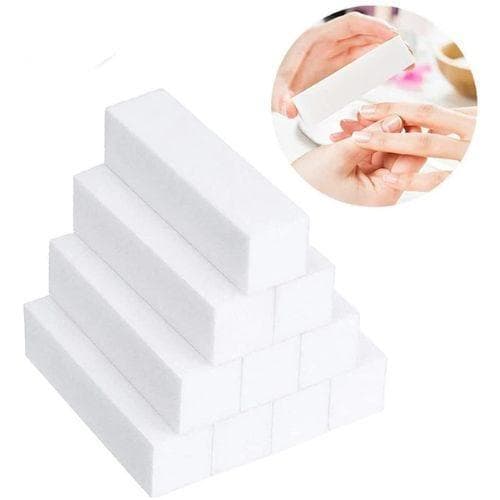 Kit 10 Peças Lixa Bloco Polidora P/ Unhas