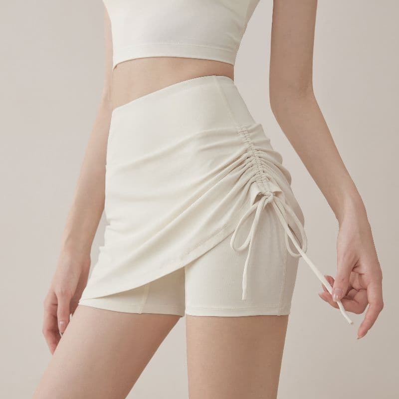 Y Yoga Wear Shorts feminino novo estilo cintura alta abdômen estreitando Hip levantamento esportes correndo treinamento