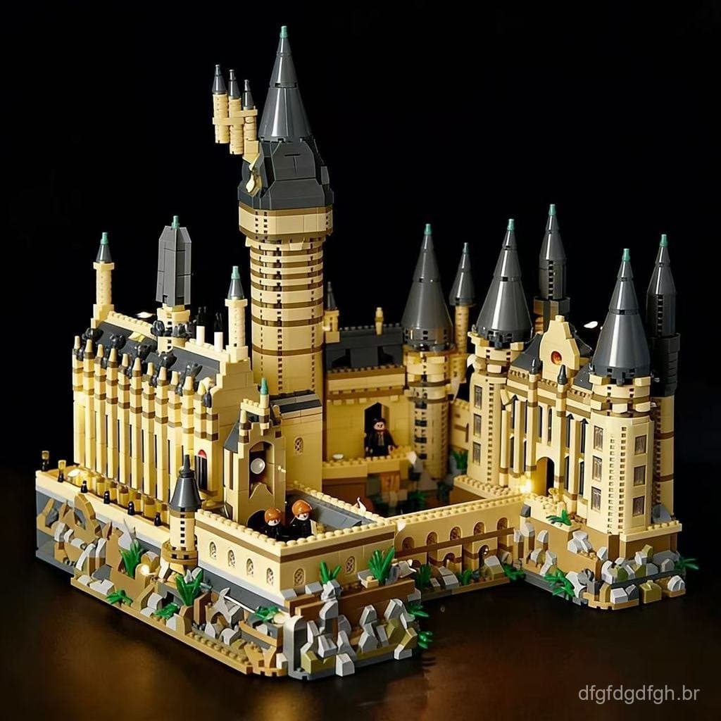 2743pcs Harry Potter Hogwarts Castle Block Brinquedo Quebra-Cabeça Infantil Educacional