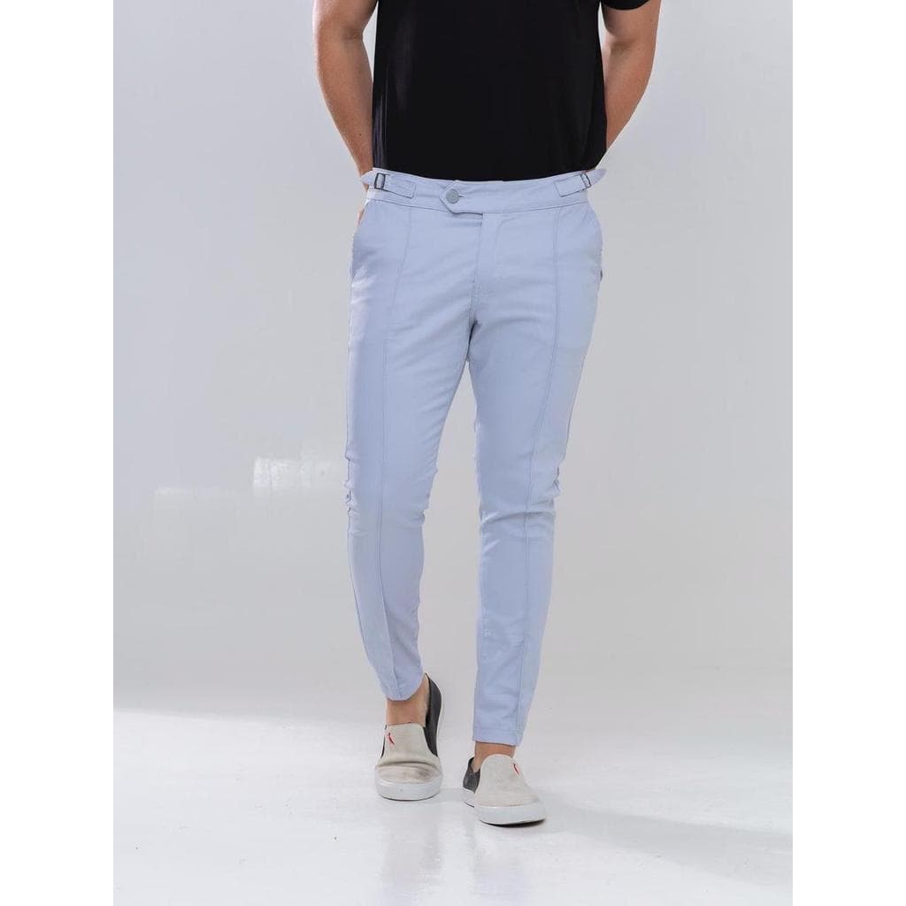 Calça Masculina Slim Alfaiataria Com Ajuste Lateral Premium