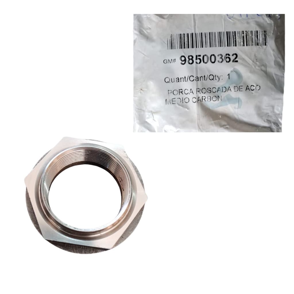 Porca Roscada em Aço Carbono GM Original prata 98500362